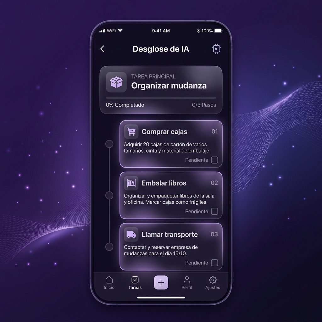 AI Breakdown Mockup
